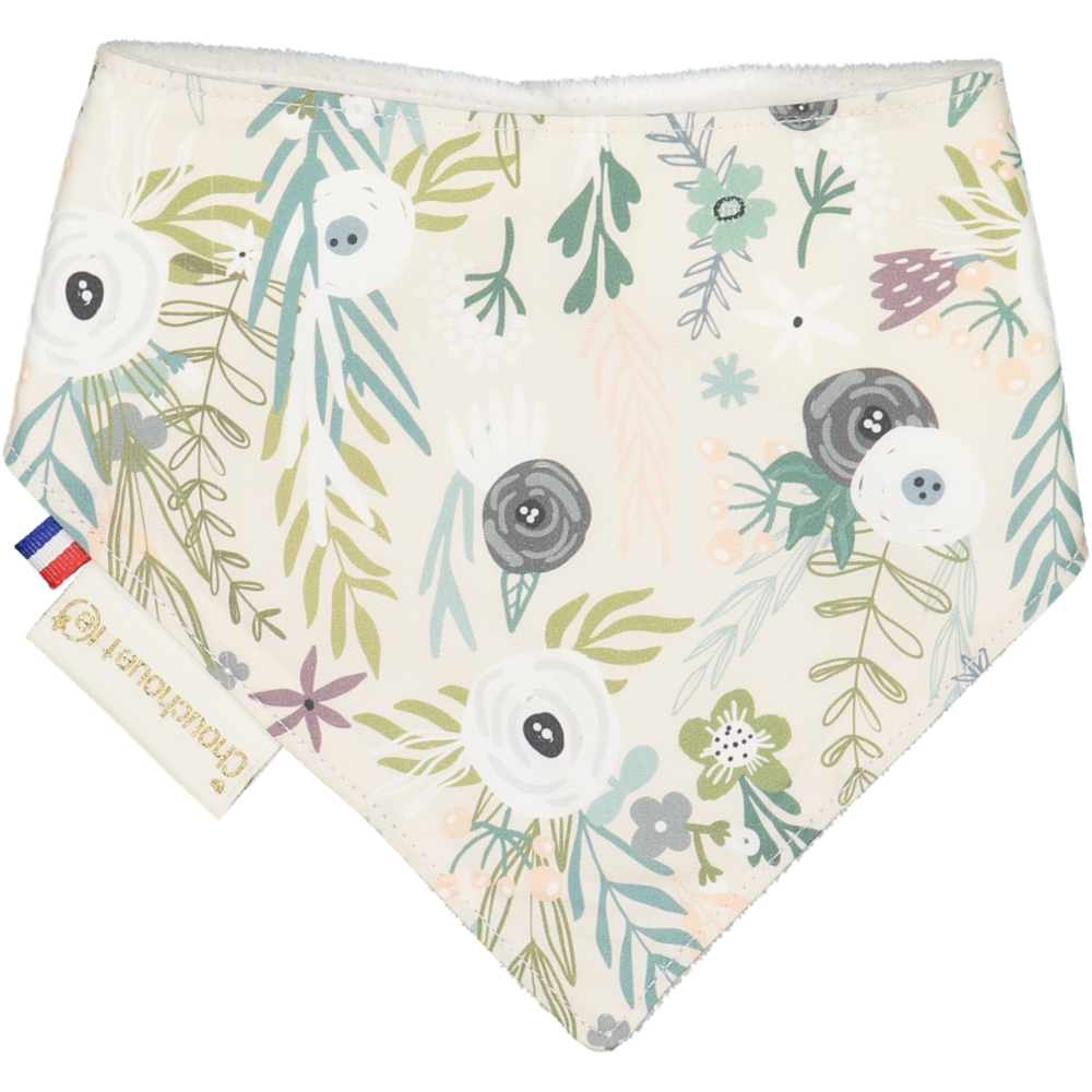 Bavoir bandana Flower Power  2
