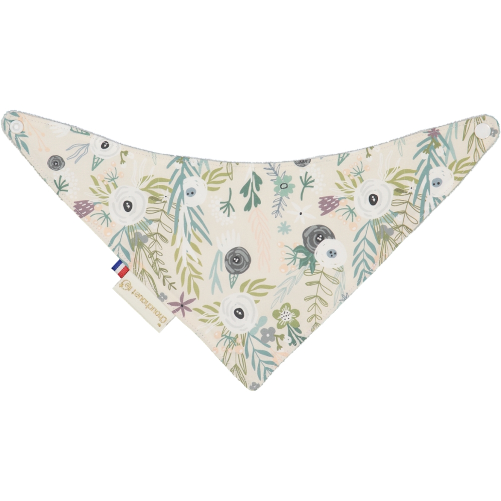 Bavoir bandana Flower Power  3