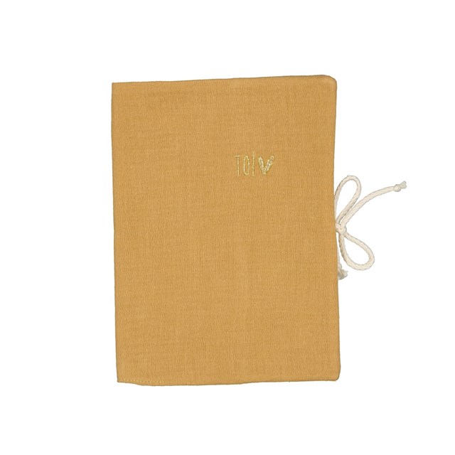 Housse de carnet de santé - gaze de coton Caramel 2