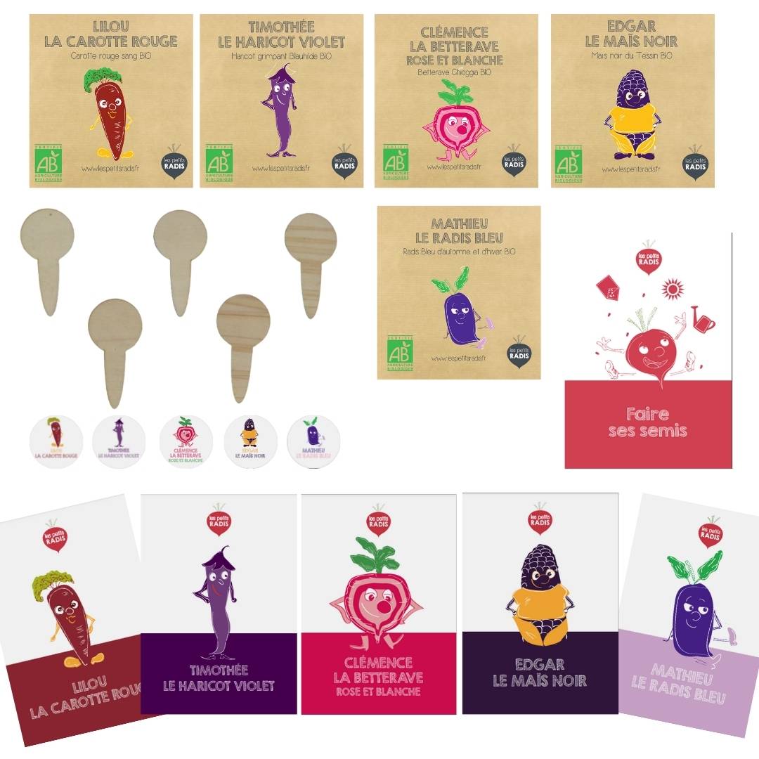 Kit des légumes insolites BIO 3