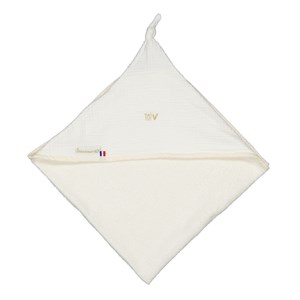 Sortie de Bain bébé - Gaze de coton Chantilly - Fabriqué en France