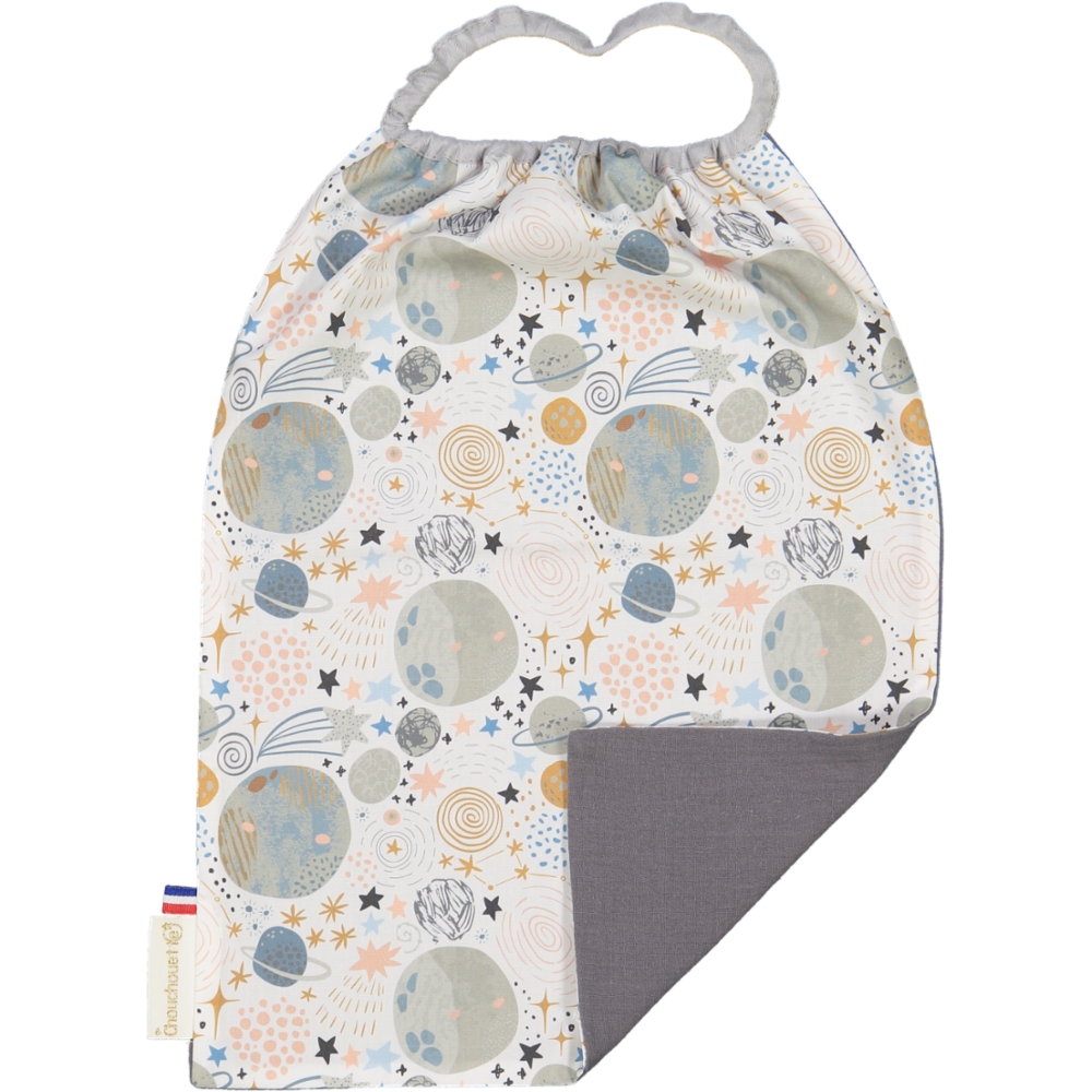 Serviette de cantine - Planètes - Fabriqué en France 3