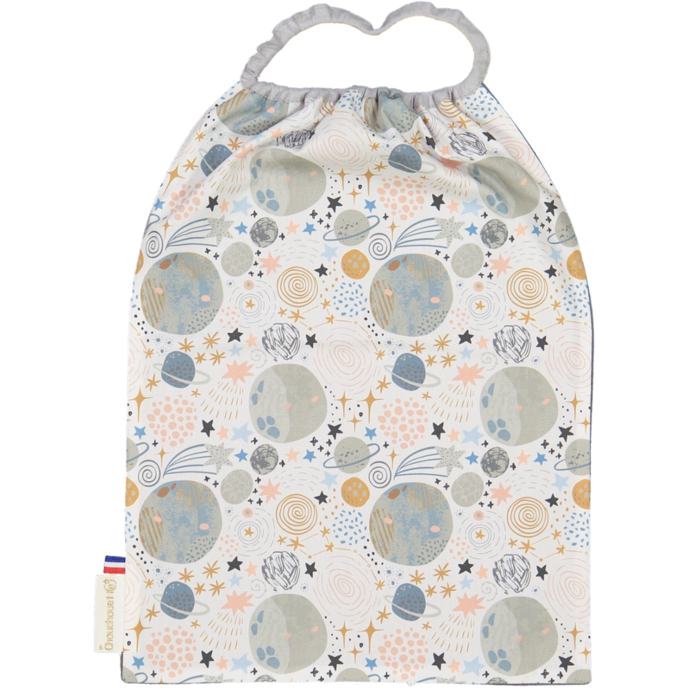 Serviette de cantine - Planètes - Fabriqué en France 2