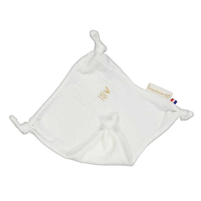 Doudou plat - Gaze de coton Chantilly - Fabriqué en France 3
