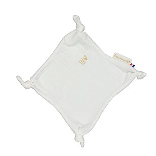 Doudou plat - Gaze de coton Chantilly - Fabriqué en France