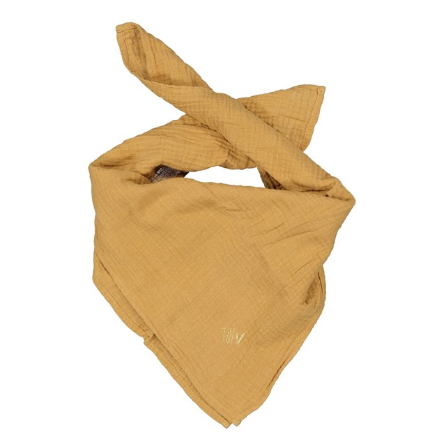 Lange gaze de coton - Caramel - Fabriqué en France 2