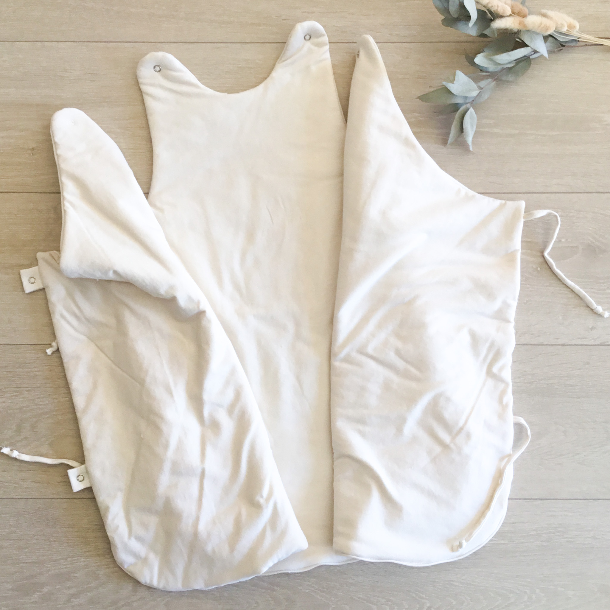 Gigoteuse cache-cœur hiver 0-24 mois (plusieurs tailles) coton biologique verte 3