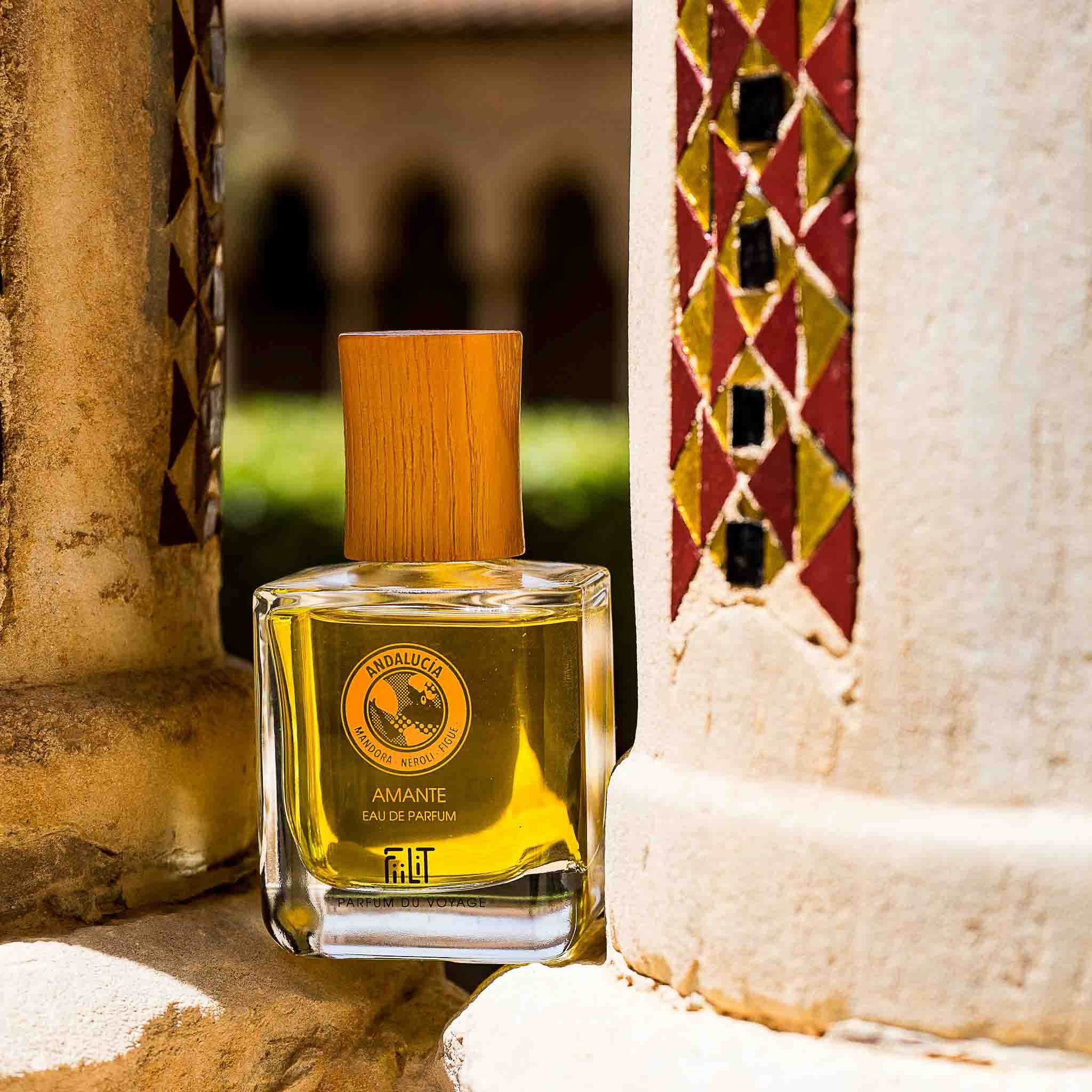 AMANTE ANDALUCIA, EAU DE PARFUM 50ML, 95% NATURELLE, VEGAN, UNISEXE, RECHARGEABLE 2