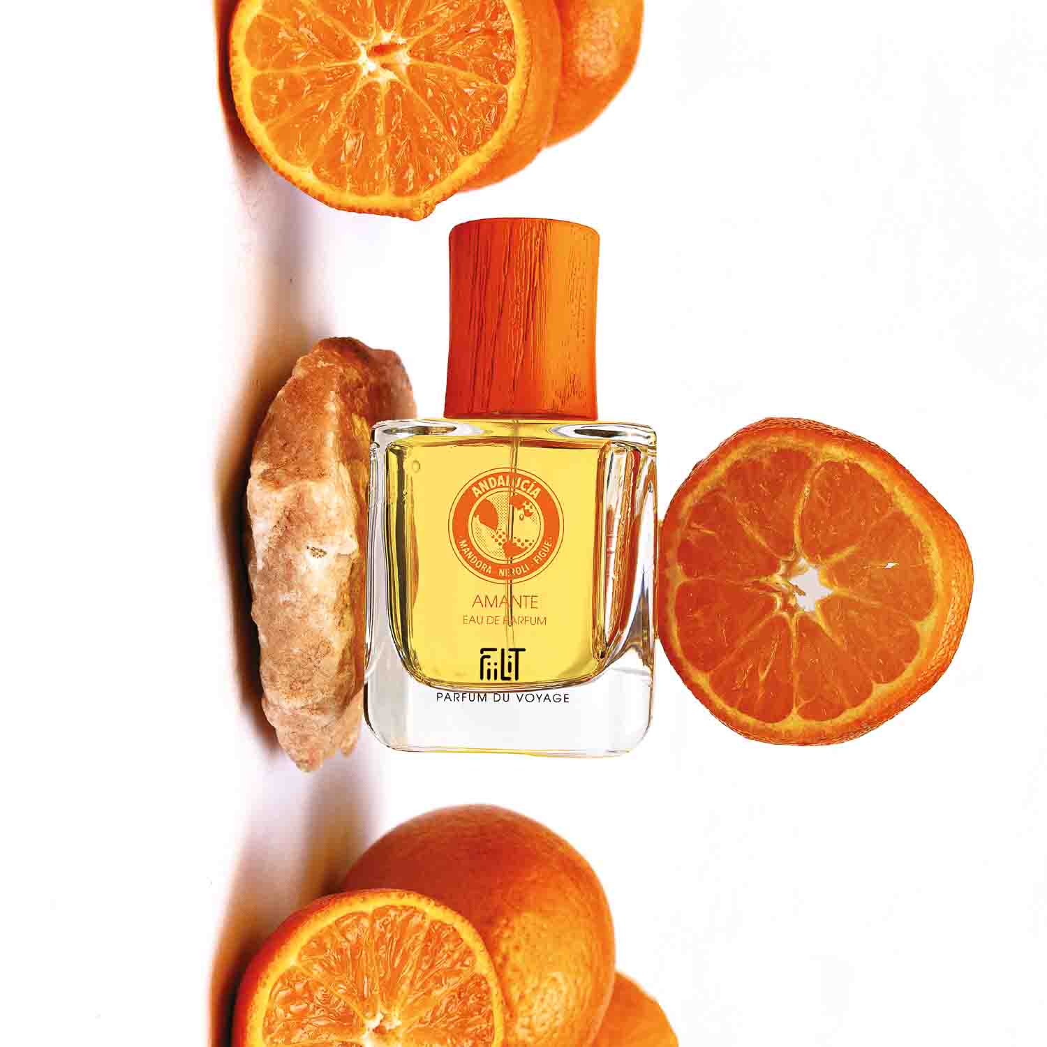 AMANTE ANDALUCIA, EAU DE PARFUM 50ML, 95% NATURELLE, VEGAN, UNISEXE, RECHARGEABLE 5