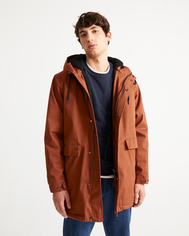 Manteau rouge brique - Trash Peps de Thinking MU 2