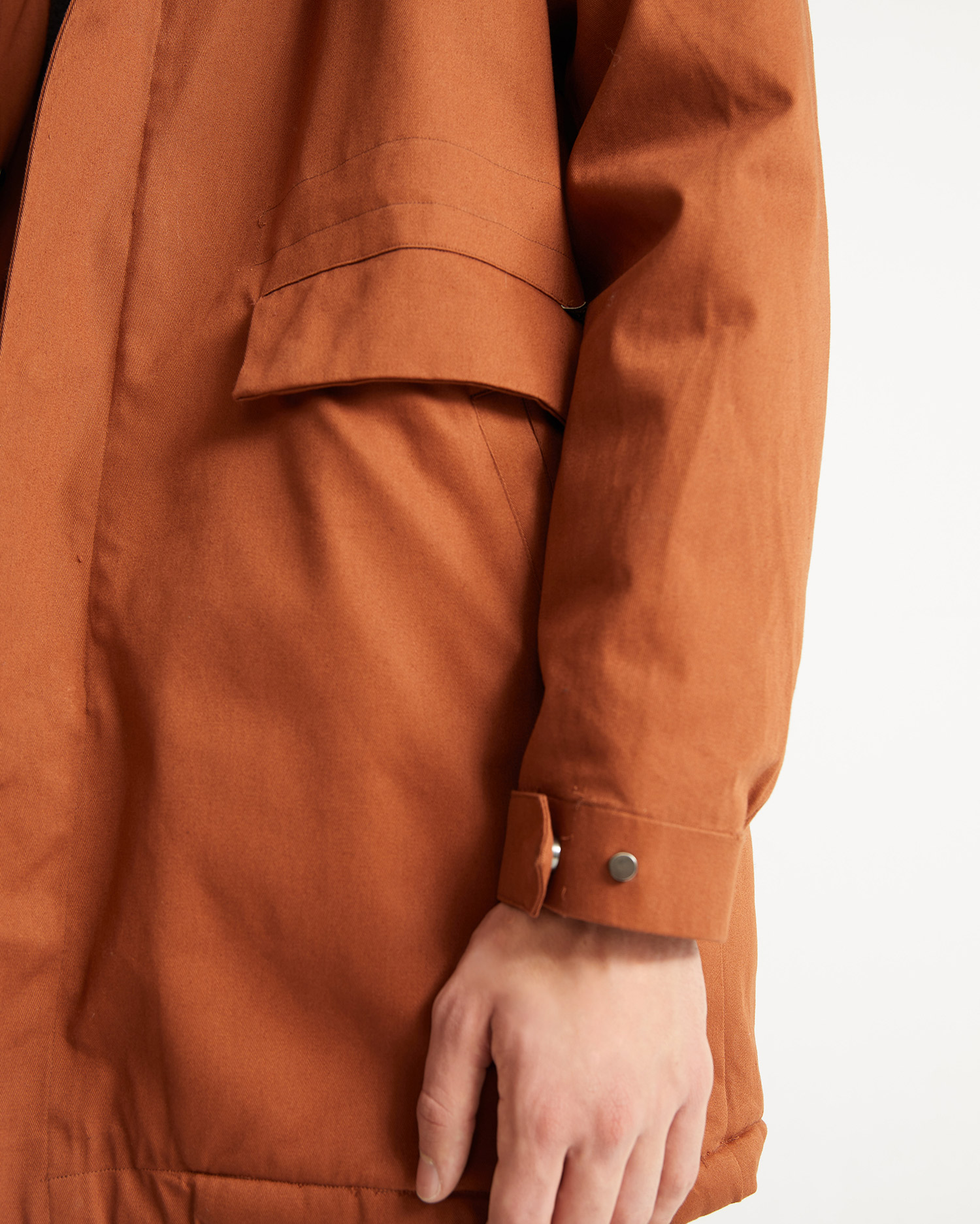 Manteau rouge brique - Trash Peps de Thinking MU 3