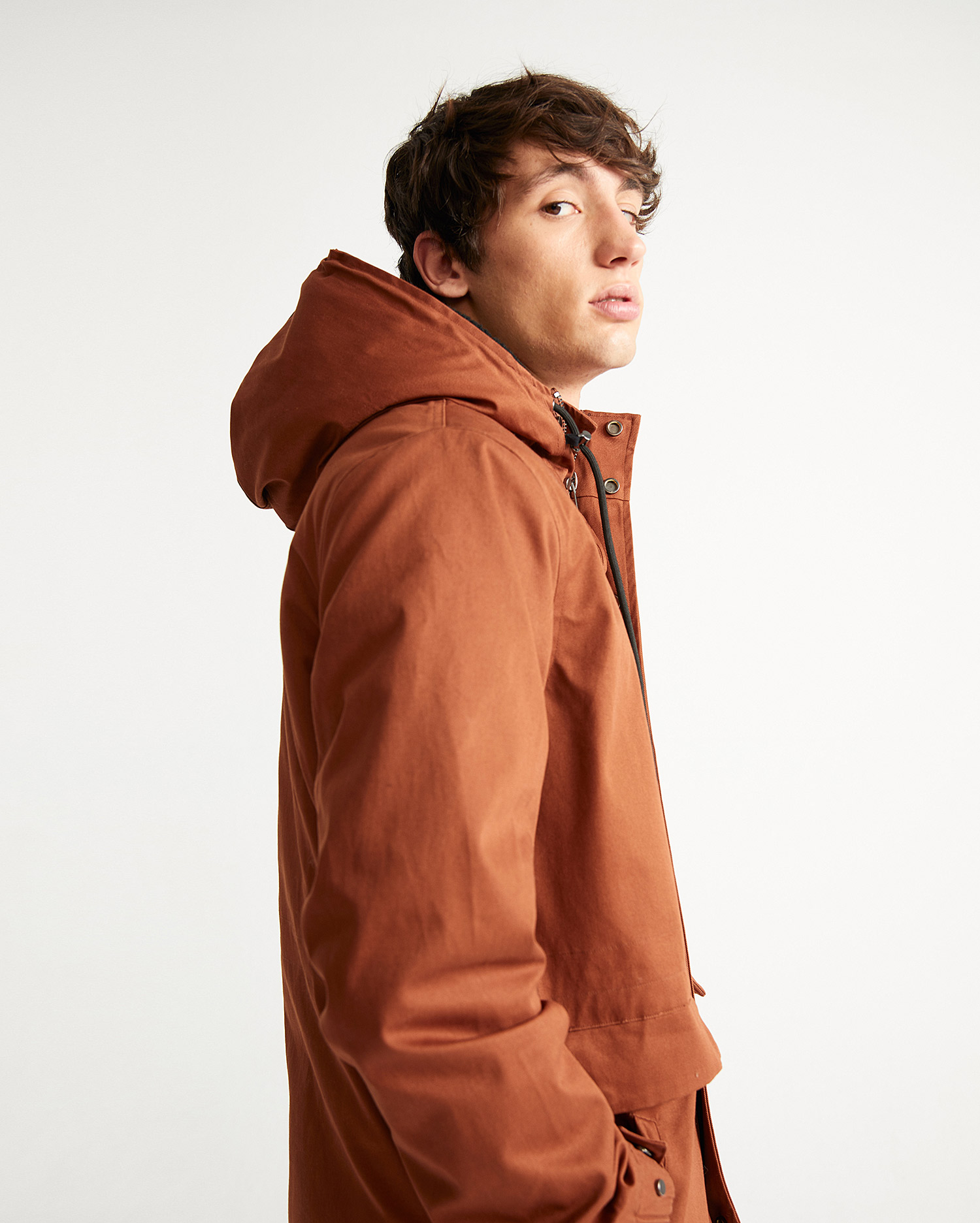 Manteau rouge brique - Trash Peps de Thinking MU 6