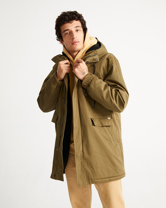 Manteau vert olive - Trash Peps de Thinking MU 2