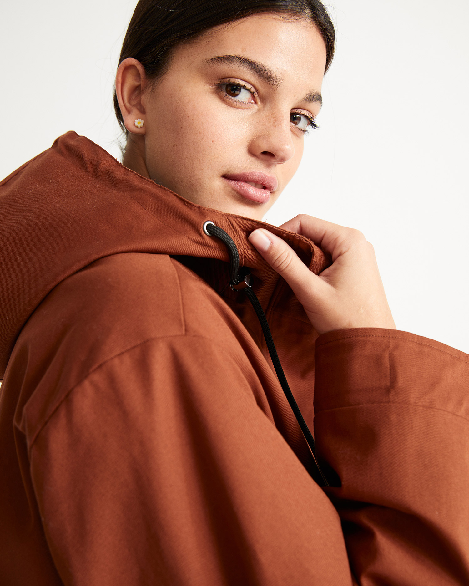 Manteau oversize rouge brique - Trash Pepa de Thinking MU 6