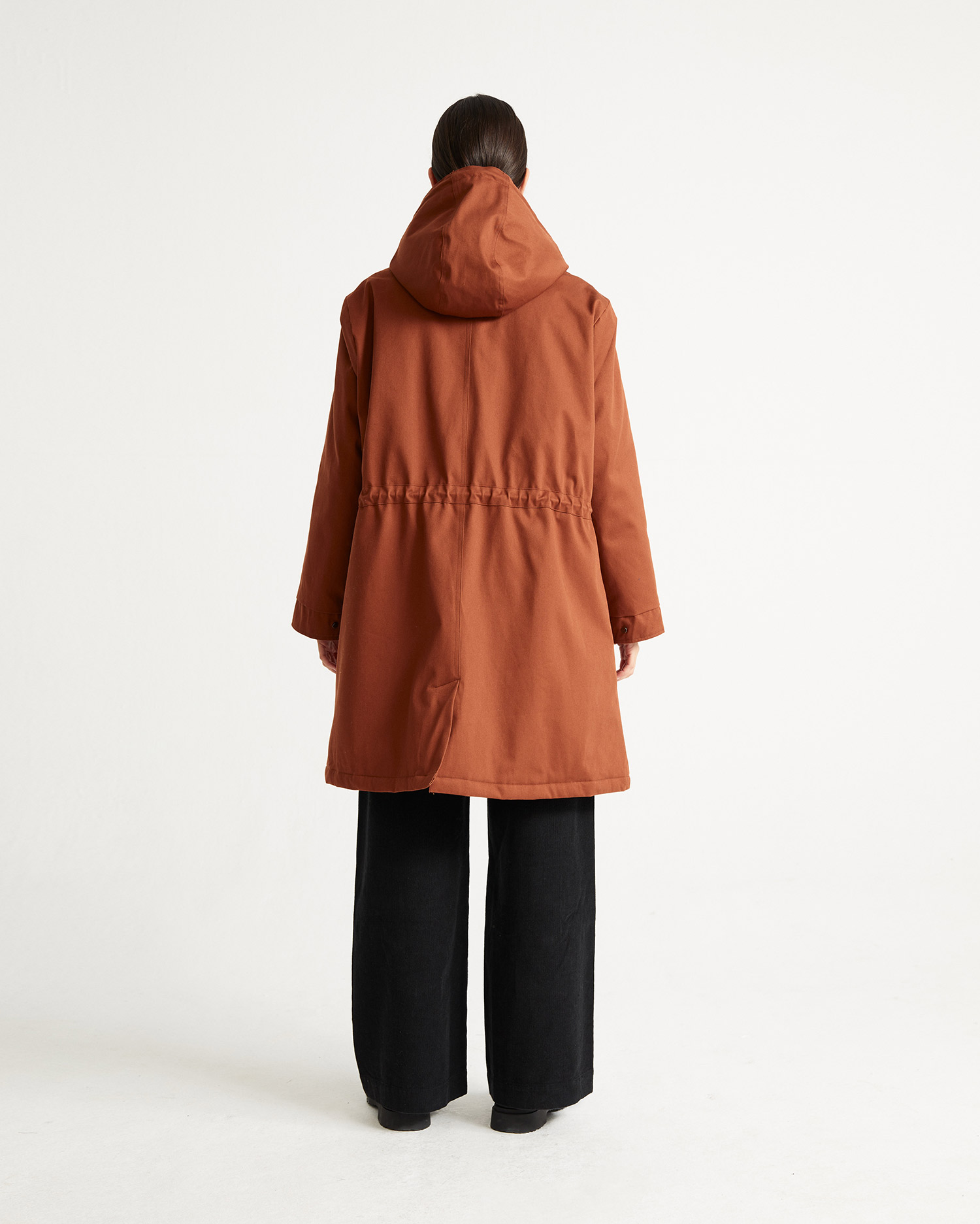 Manteau oversize rouge brique - Trash Pepa de Thinking MU 7