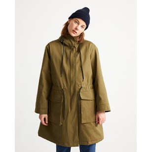 Manteau oversize vert olive - Trash Pepa de Thinking MU