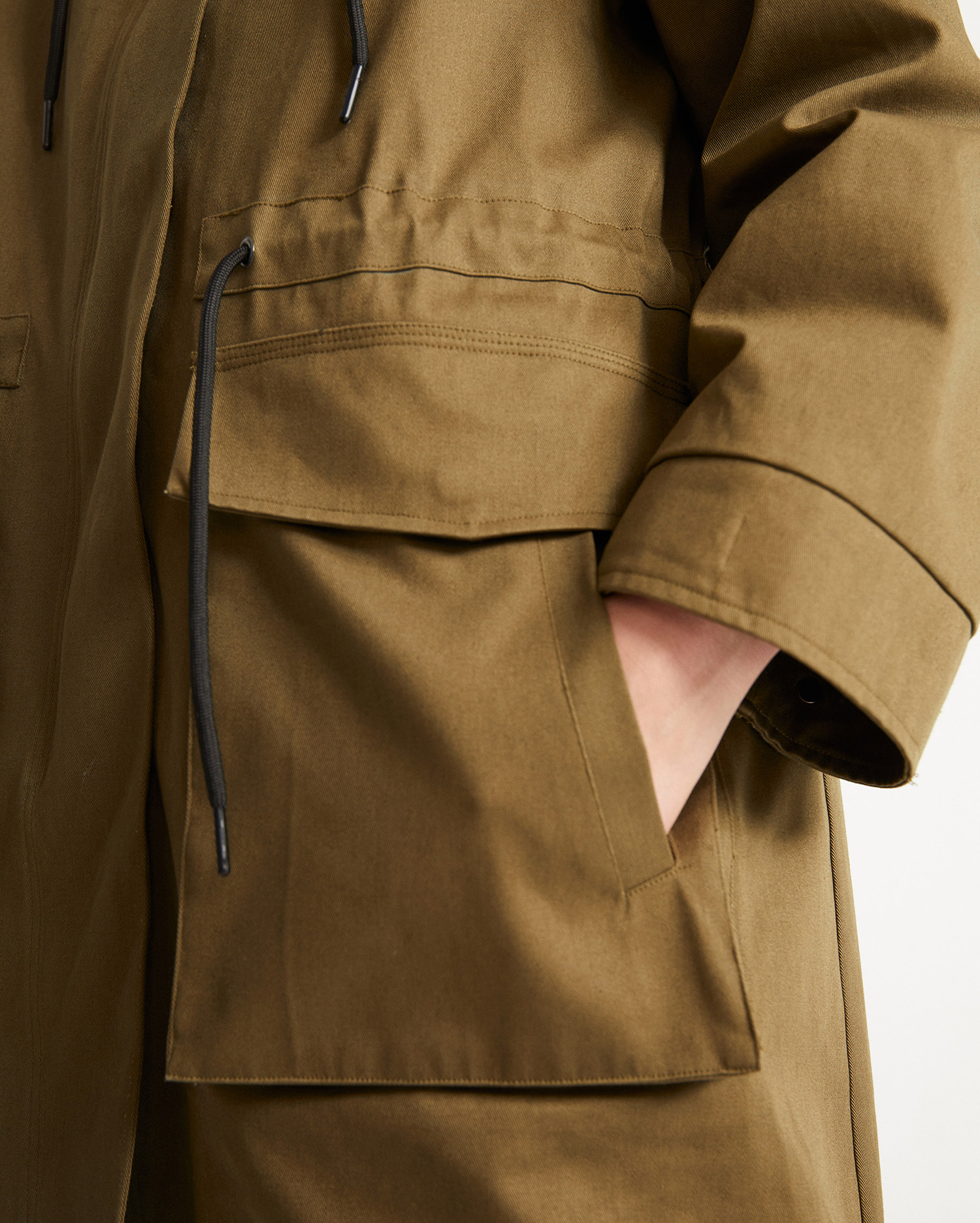 Manteau oversize vert olive - Trash Pepa de Thinking MU 7