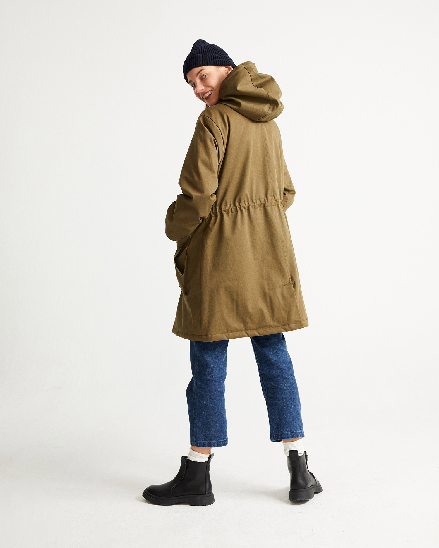 Manteau oversize vert olive - Trash Pepa de Thinking MU 8
