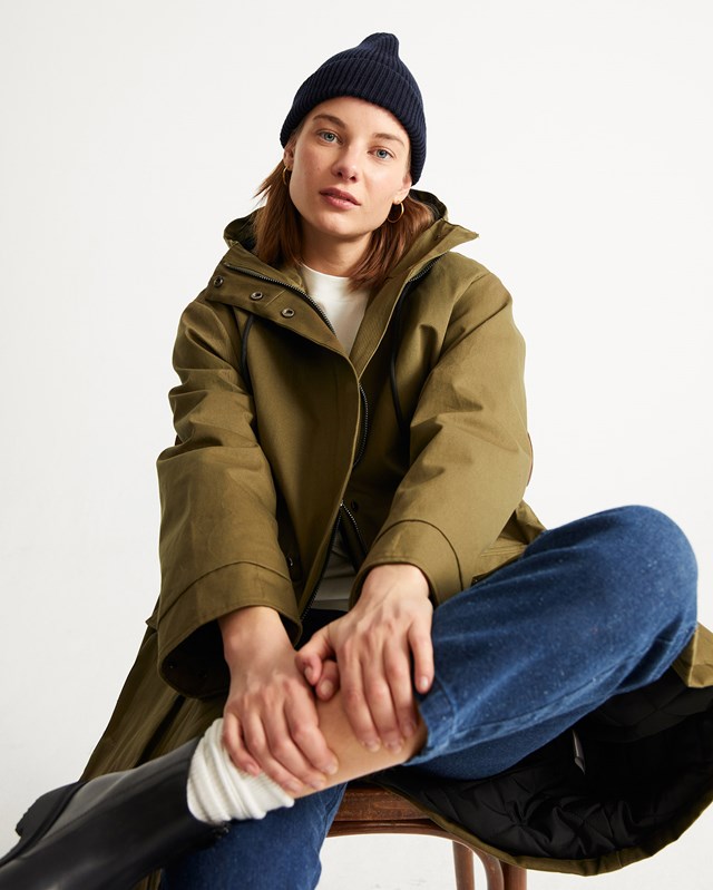 Manteau oversize vert olive - Trash Pepa de Thinking MU 9