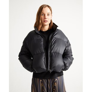 Doudoune noire Ecodown - Trash Emma de Thinking MU