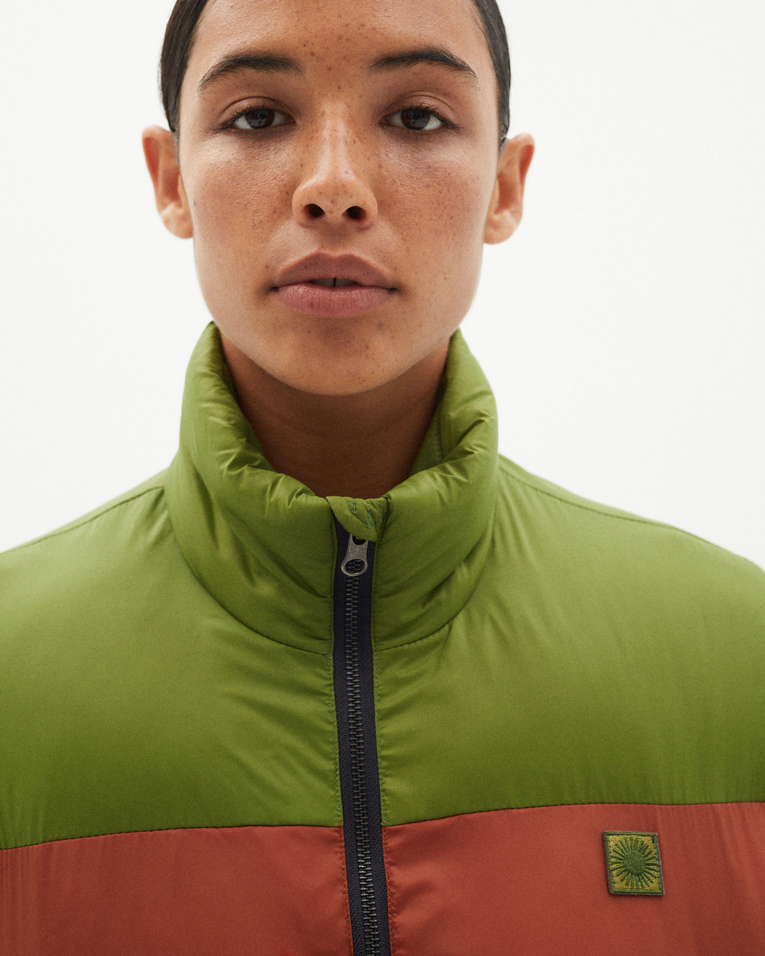 Doudoune tricolore Ecodown - Trash Emma de Thinking MU 4