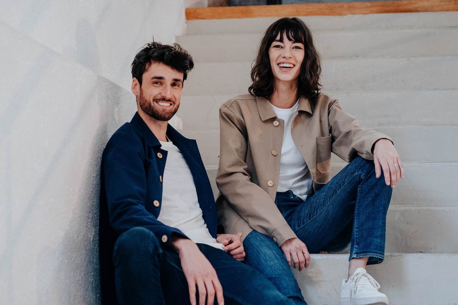 Le veste 100% Recylée et Made In France - Bleu marine 9