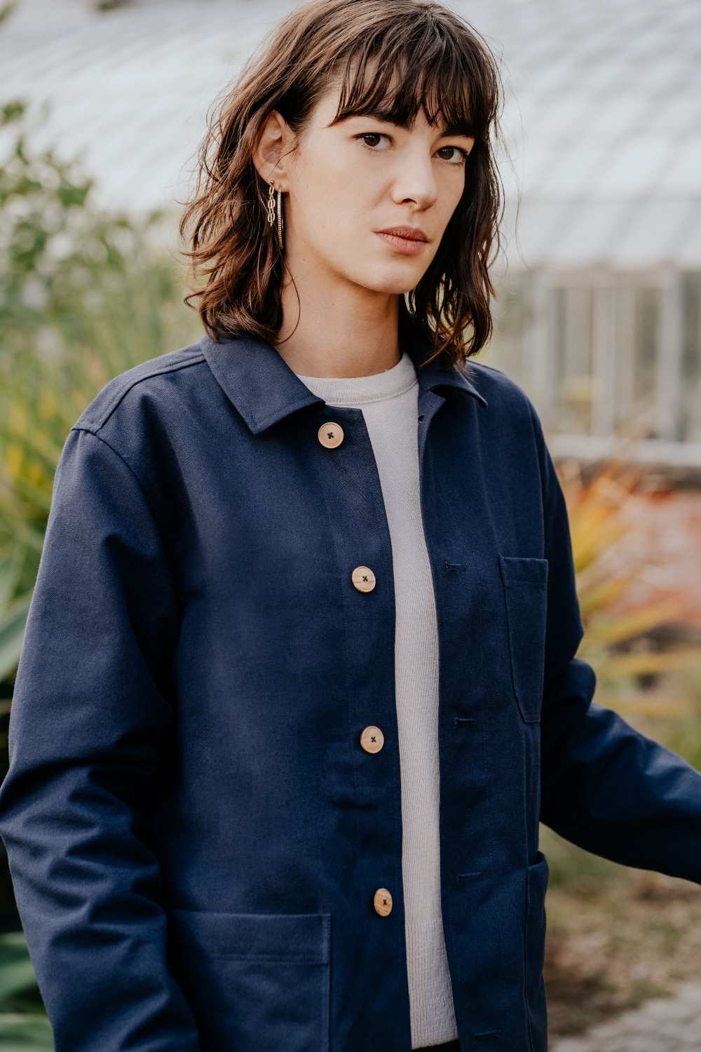 Le veste 100% Recylée et Made In France - Bleu marine 5