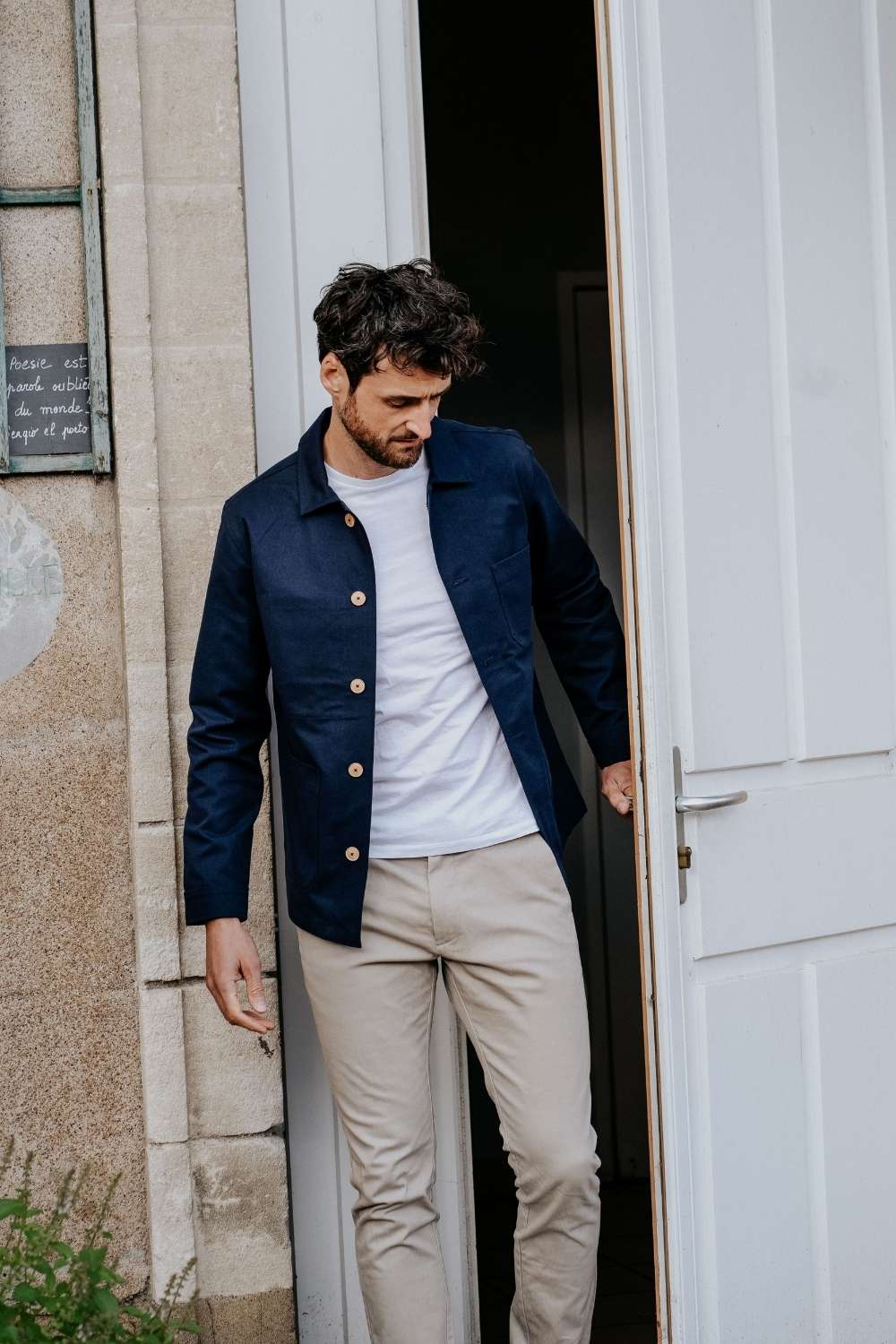 Le veste 100% Recylée et Made In France - Bleu marine 6