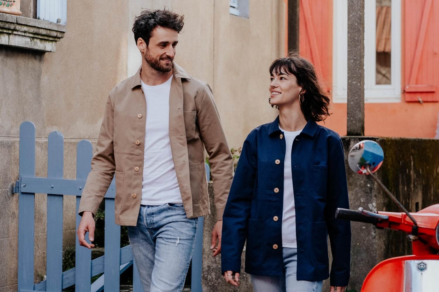 La veste 100% Recylée et Made in France- Beige 8