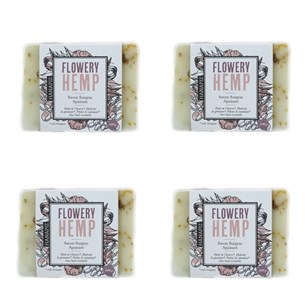 Savon surgras au chanvre & sans huile essentielle 4x100g