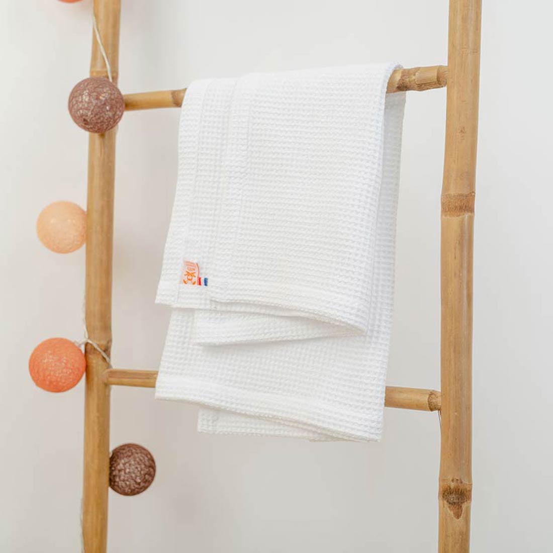 Couverture Nid d'Abeilles en Coton Bio Aiko 5