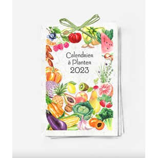 Calendrier 2023 à planter 13 graines - Papierfleur