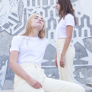 LE PANTALON MOM VANILLE