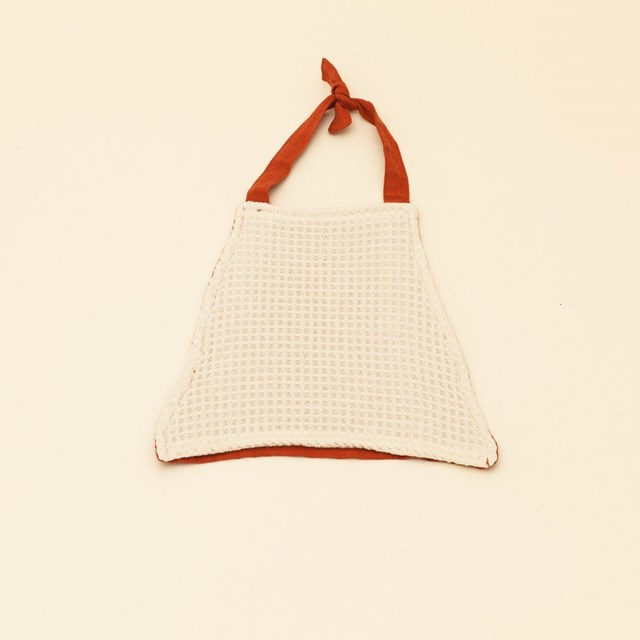 Essuie-tout en lin et coton bio - Terracotta 4
