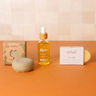 Box cheveux gras - Shampoing, après-shampoing et huile de jojoba
