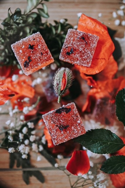 Coffret Pâtes de Fleurs biologique 10 pièces Hibiscus / Fleurs d'agrumes 2