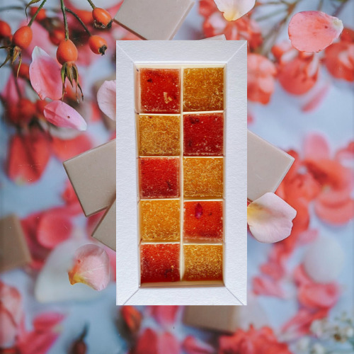 Coffret Pâtes de Fleurs biologique 10 pièces Rose / Reine des Prés 4