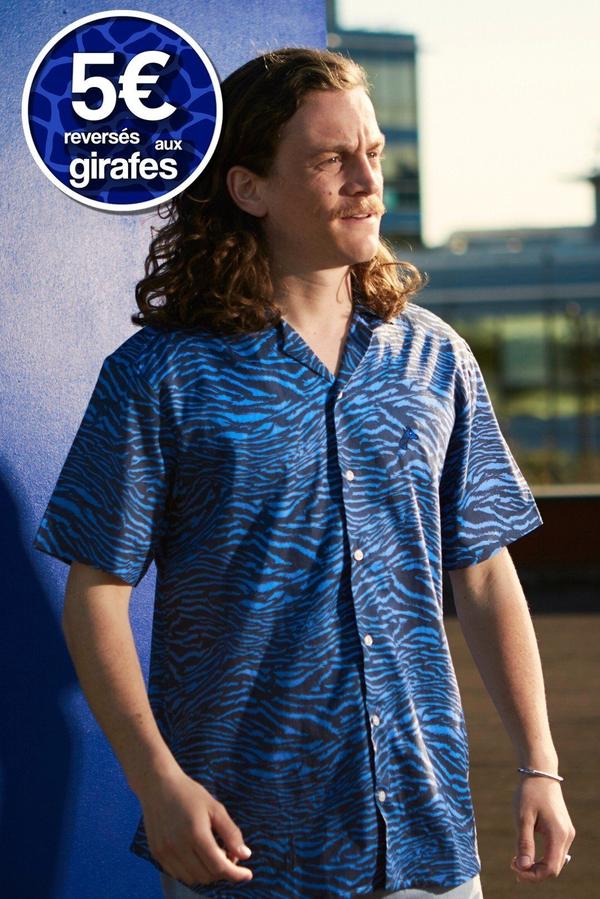 Chemisette zebra - girafon bleu 2