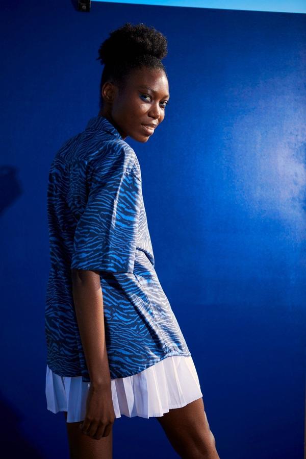 Chemisette zebra - girafon bleu 6