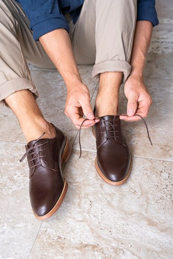 Derbies Macadam vegan - Chocolat