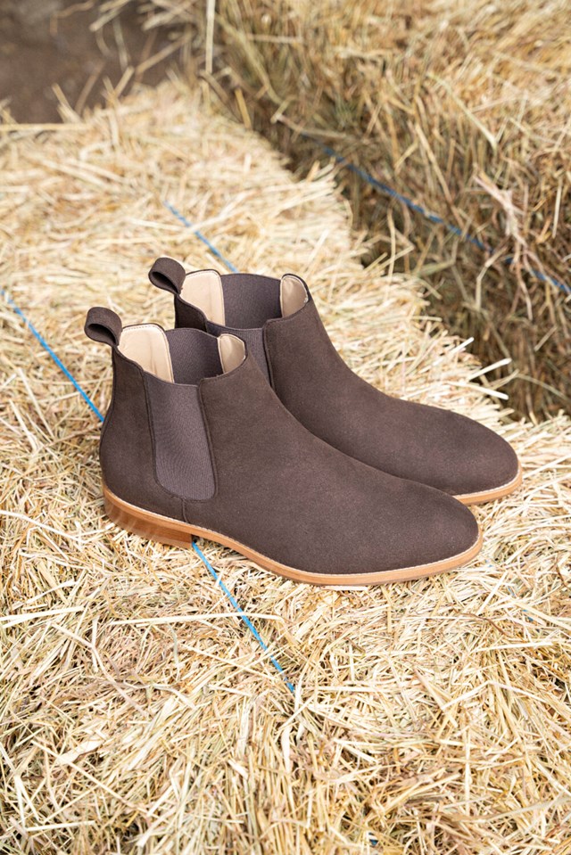 chelsea boots Taïga chocolat 100% recyclées, végétales et naturelles de profil