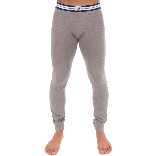 Long John gris chiné en coton bio 2