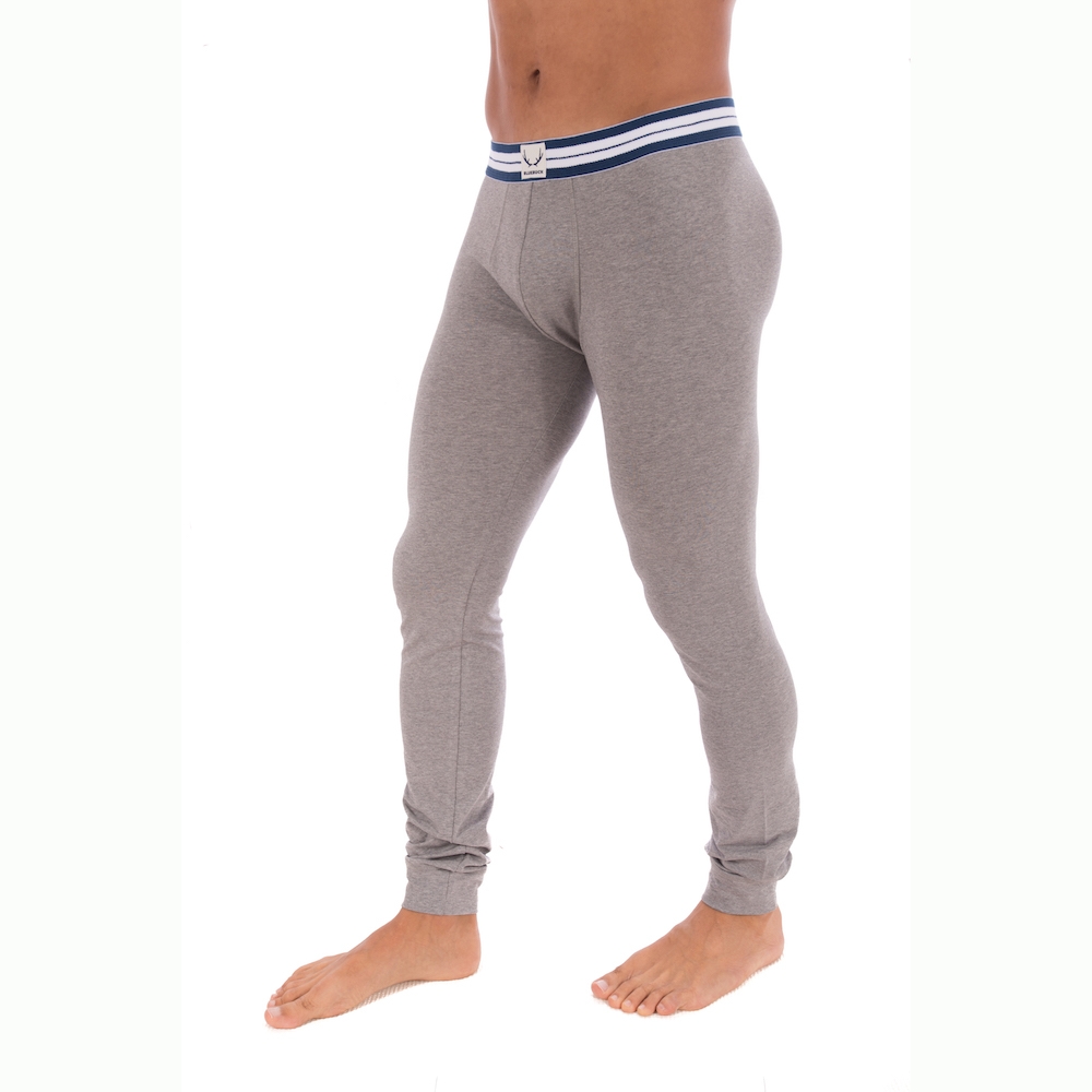 Long John gris chiné en coton bio 3