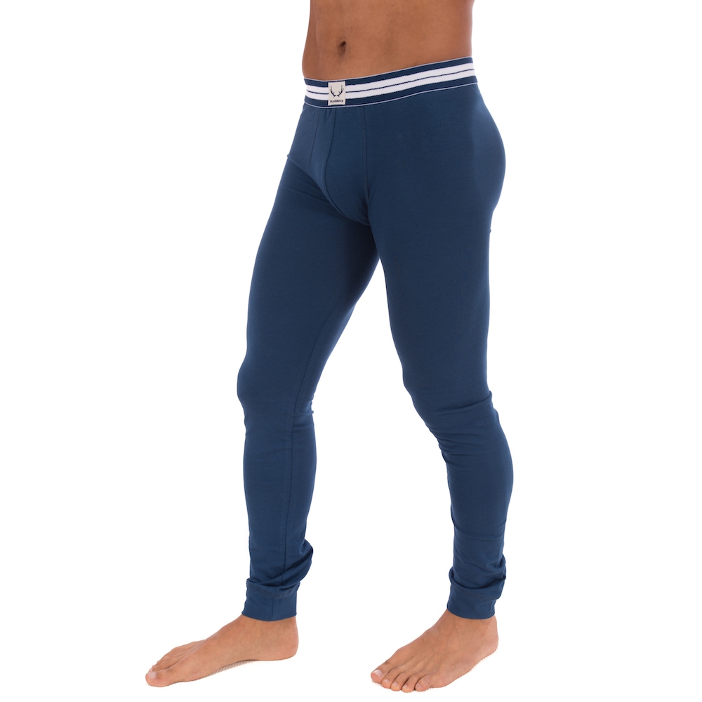 Long John bleu marine en coton bio 3