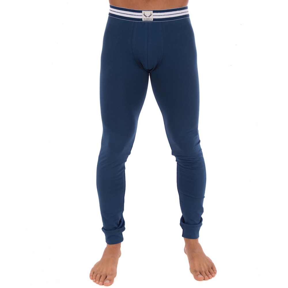 Long John bleu marine en coton bio 2