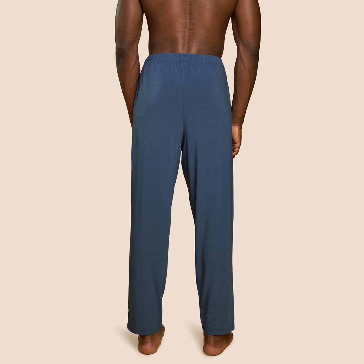 Pantalon de pyjama bleu céruléen pour homme pétrone