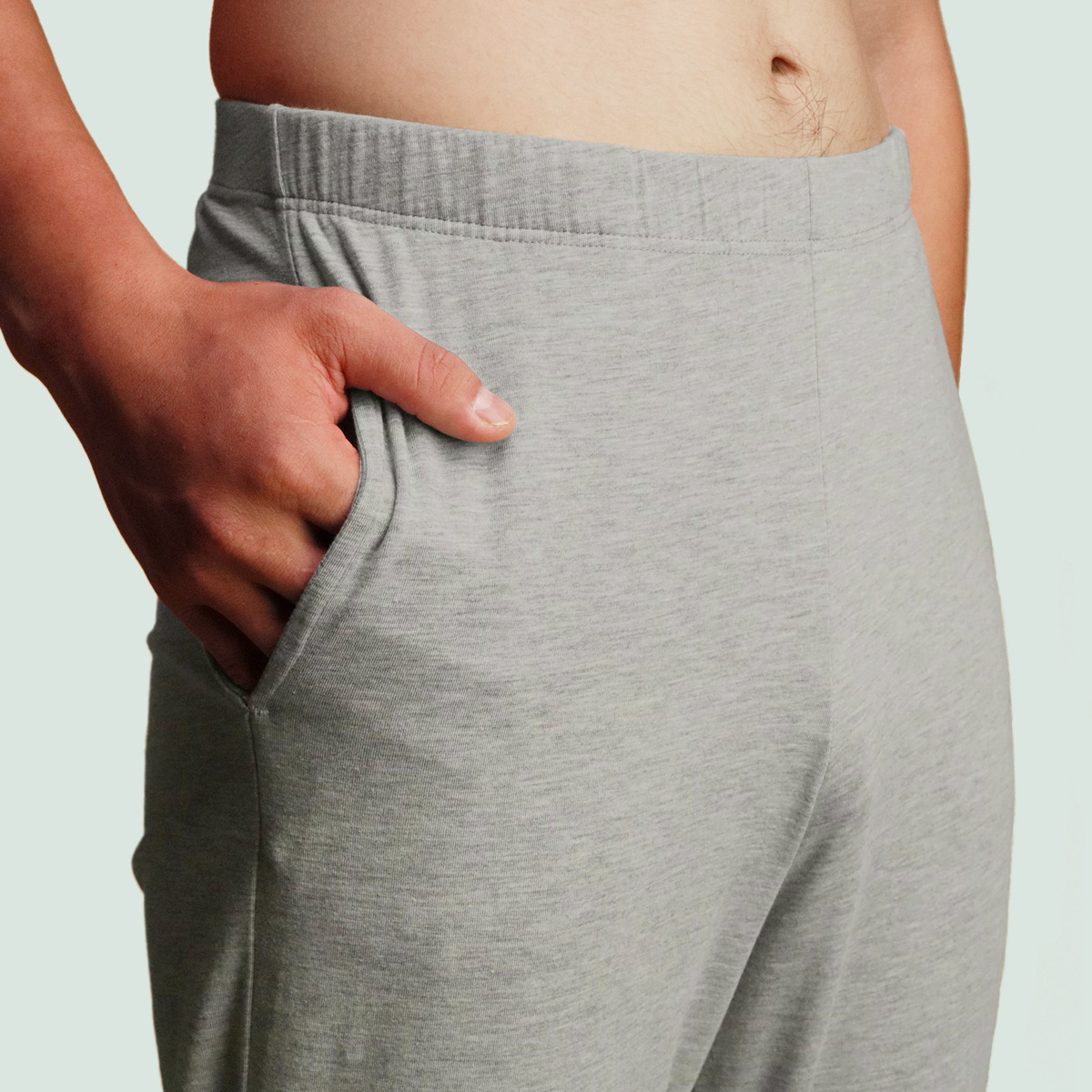 Pantalon de pyjama gris clair pour homme Pétrone
