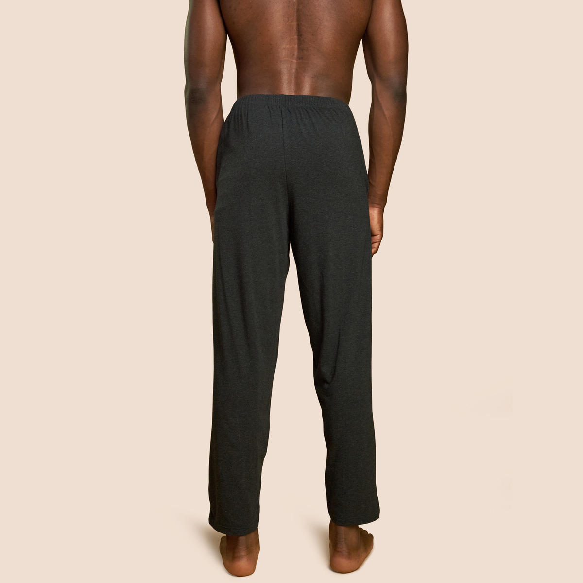 Bas de pyjama gris anthracite pour homme Pétrone