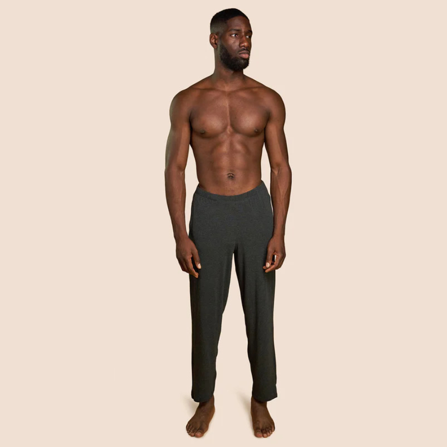 Bas de pyjama gris anthracite pour homme Pétrone