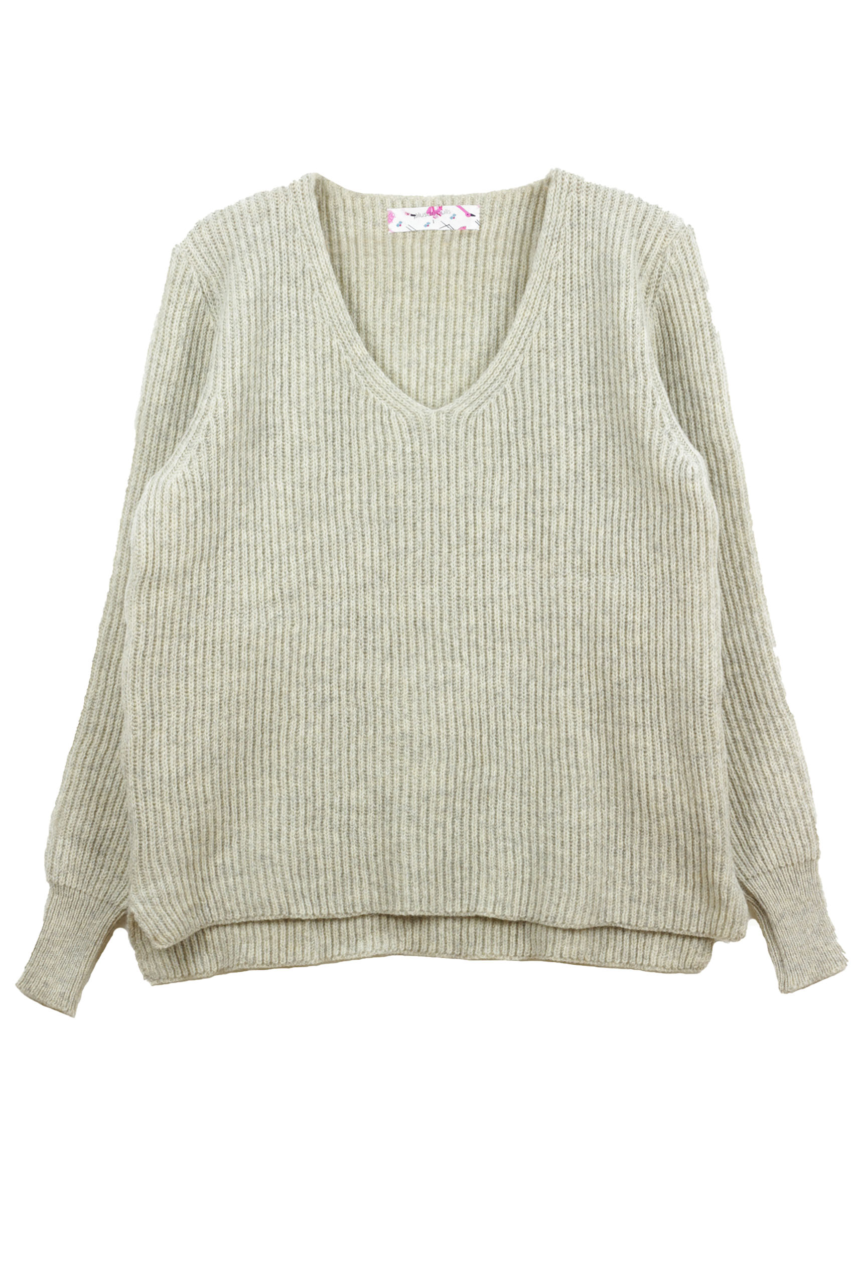 Pull Ficus vert sapin , laine 100% recyclée made in France 3